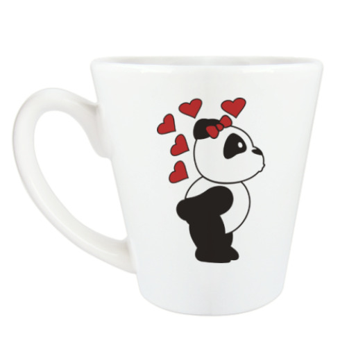 Чашка Латте Влюбленная панда