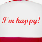 'I'm happy!'