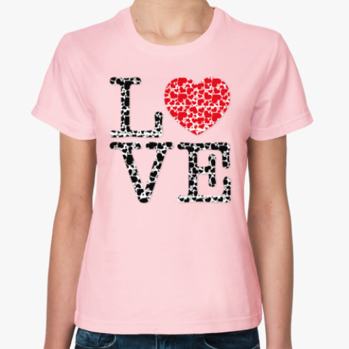 Женская футболка Любовь