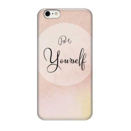 Чехол для iPhone 6/6s Акварель 'Be yourself'