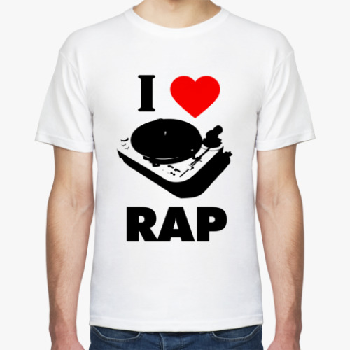 Футболка I love rap