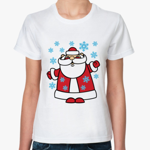 Классическая футболка Дед Мороз