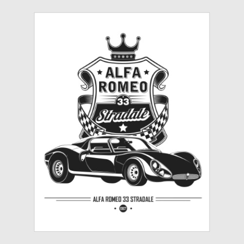 Постер Alfa Romeo Stradale