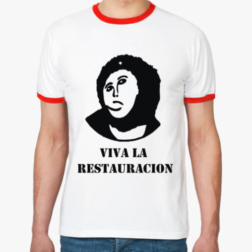 Футболка Ringer-T  Viva la Restauration