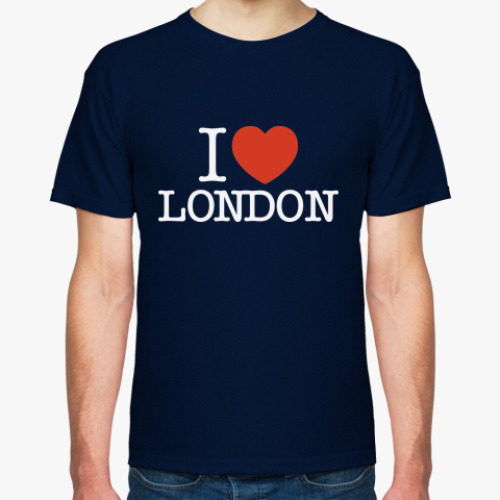 Футболка I Love London