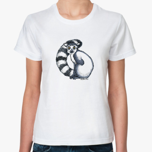 Классическая футболка Crazy Lemur