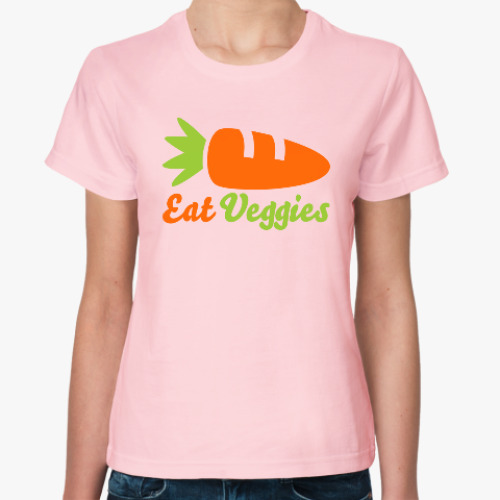 Женская футболка Eat Veggies