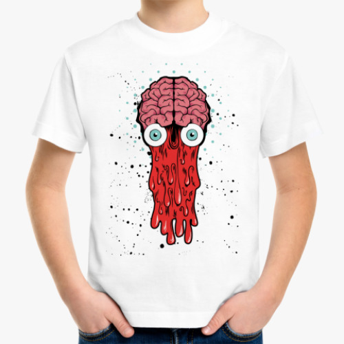 Детская футболка Детская футболка Brain
