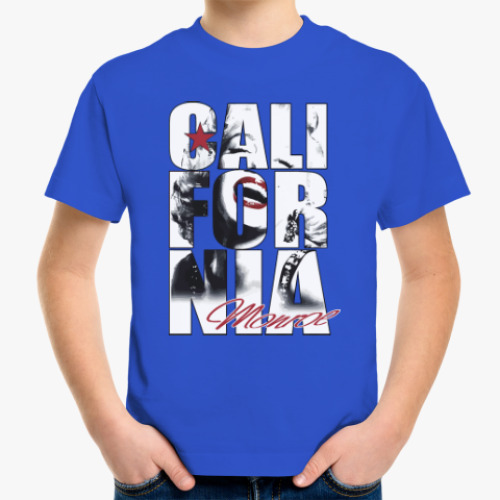 Детская футболка Монро в Калифорнии