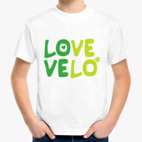 Детская футболка Love velo