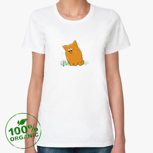 Женская футболка из органик-хлопка Летний Пухлик