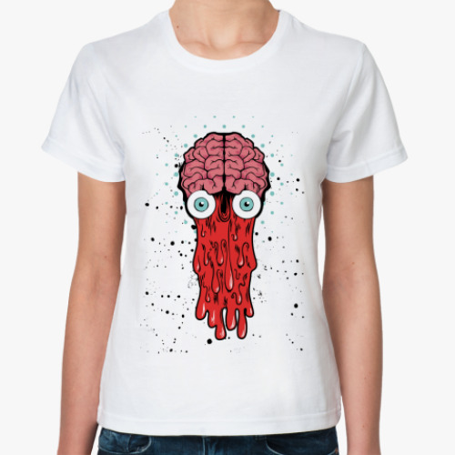 Классическая футболка  футболка  Brain