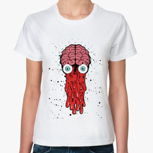 Классическая футболка футболка Brain