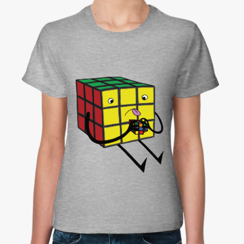 Женская футболка Кубик Рубика | Rubiks Cube