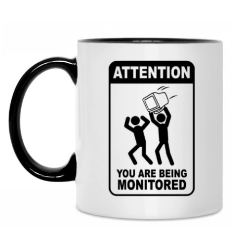 Кружка You are being monitored!