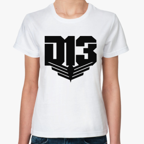 Классическая футболка Дистрикт 13 (Голодные Игры)