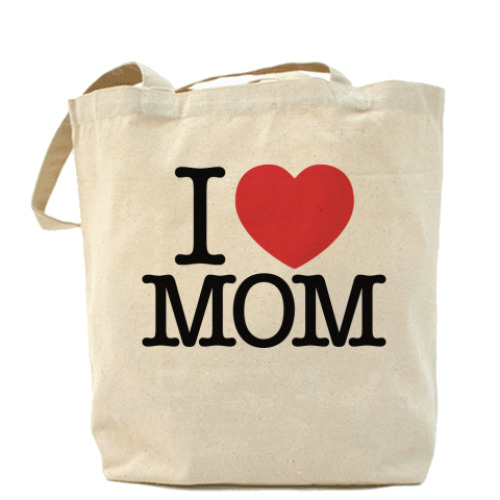 Сумка шоппер I love MOM!