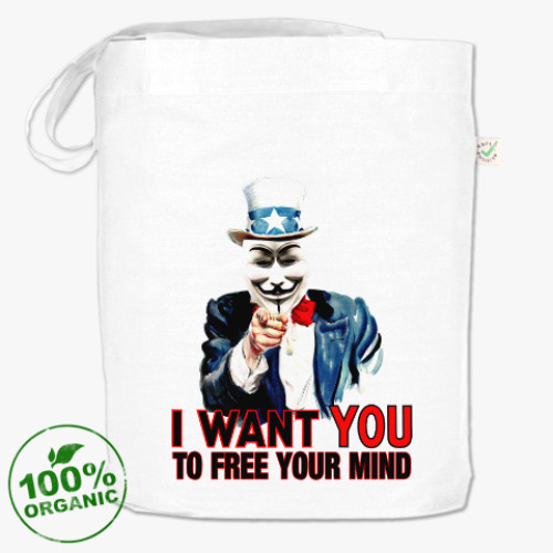 Сумка шоппер Anonymous Uncle Sam
