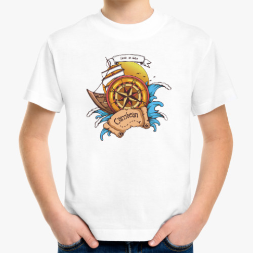 Детская футболка Море. Пират.