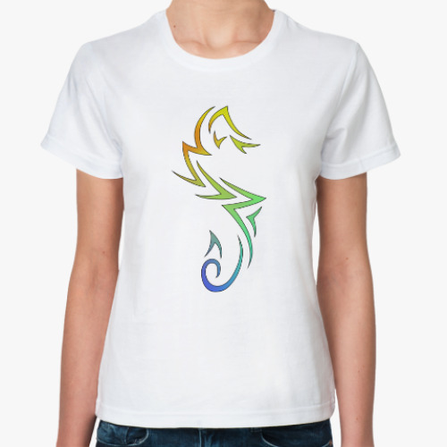 Классическая футболка Морской конек