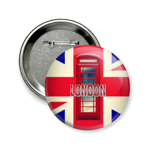 Значок 58мм London