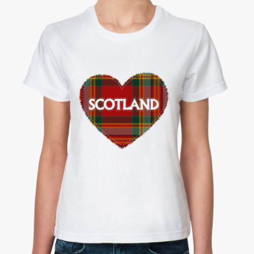 Классическая футболка Love Scotland