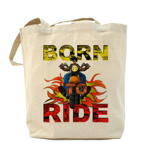 Сумка шоппер Born 2 Ride Холщовая сумка