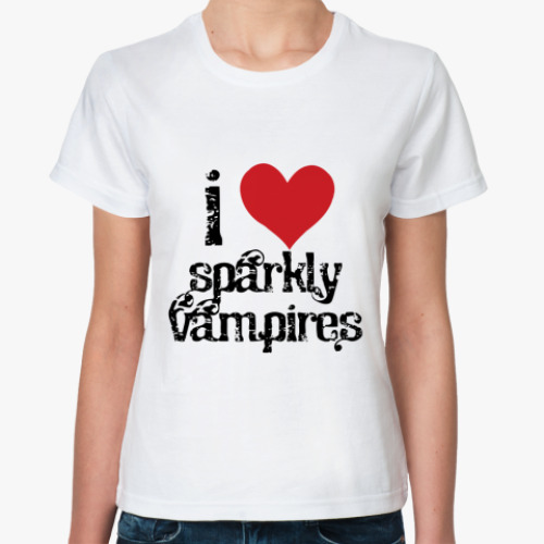 Классическая футболка Sparkly vampires