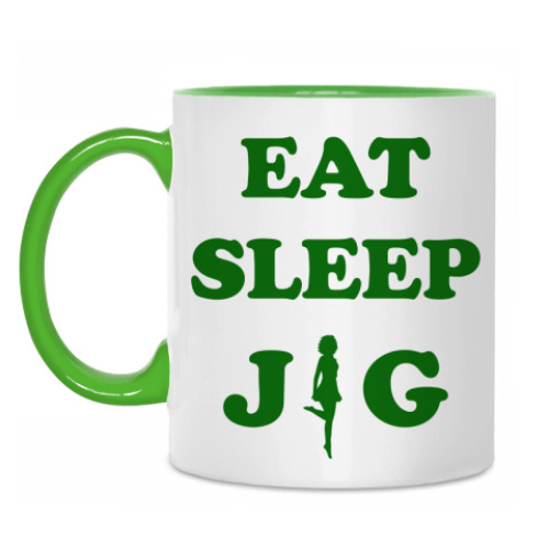 Кружка 'Eat. Sleep. Jig'