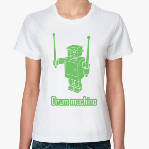 Классическая футболка Drum machine