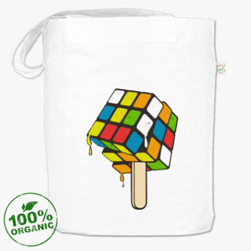 Сумка шоппер Мороженое кубик Рубика