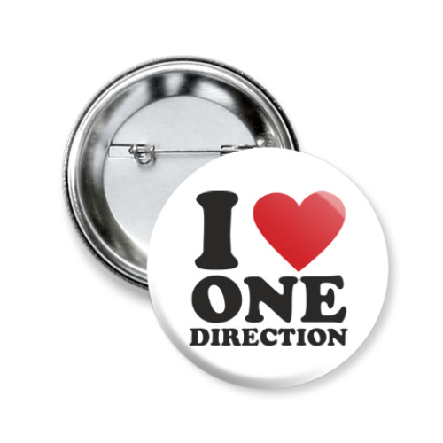 Значок 50мм One direction