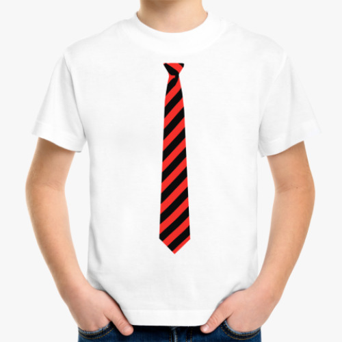 Детская футболка Полосатый галстук