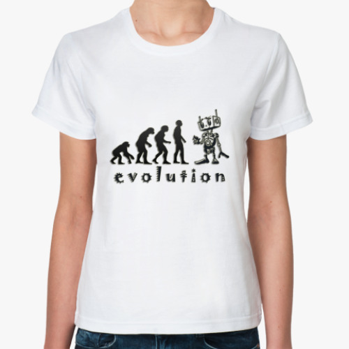 Классическая футболка Эволюция