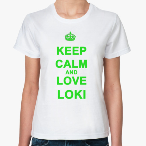Классическая футболка Love Loki