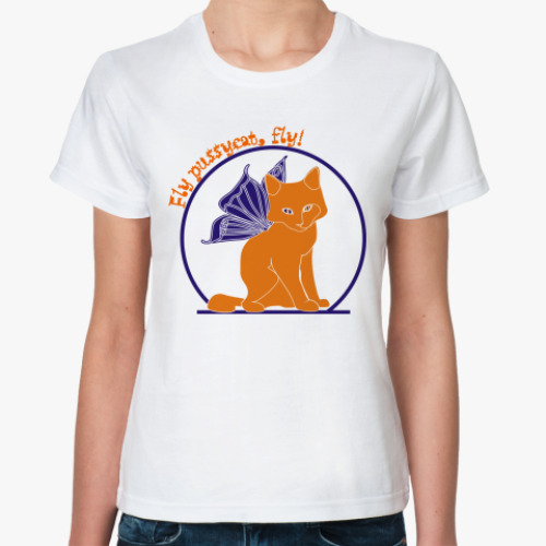 Классическая футболка Флайпусик оранж