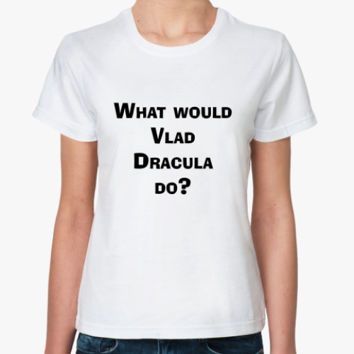 Классическая футболка Dracula WWD