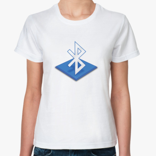 Классическая футболка I support bluetooth