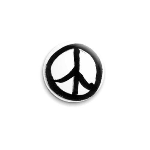 Значок 25мм  Peace sign