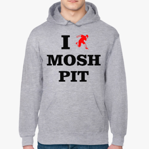 Толстовка худи I love mosh pit