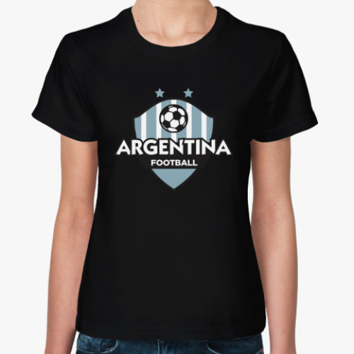 Женская футболка Футбол Аргентины