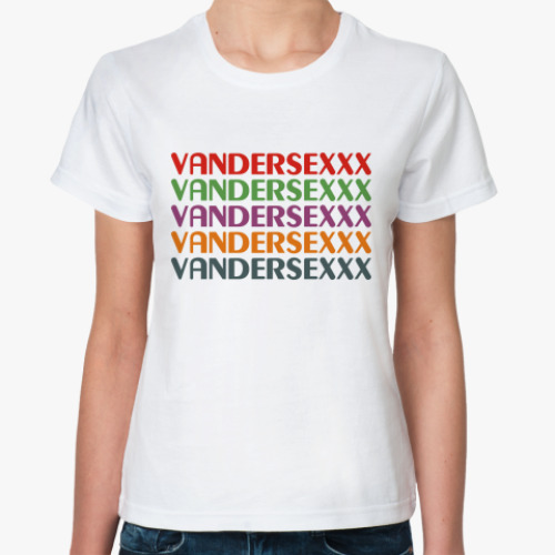 Классическая футболка VANDERSEXXX