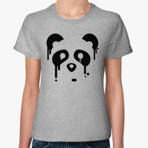 Женская футболка Унылая панда