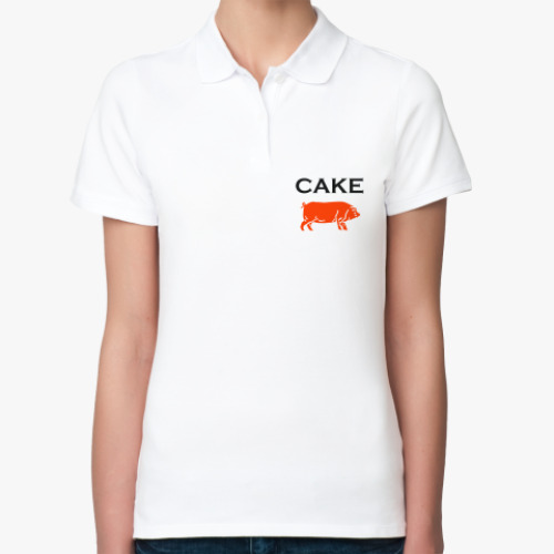 Женская рубашка поло Cake
