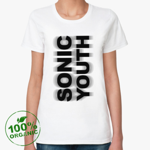 Женская футболка из органик-хлопка Sonic Youth
