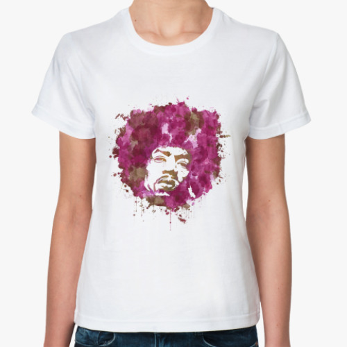 Классическая футболка Hendrix  splash p Жен (бел)