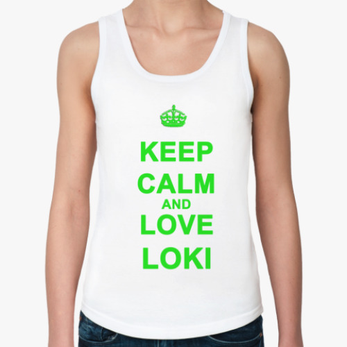 Женская майка  Love Loki