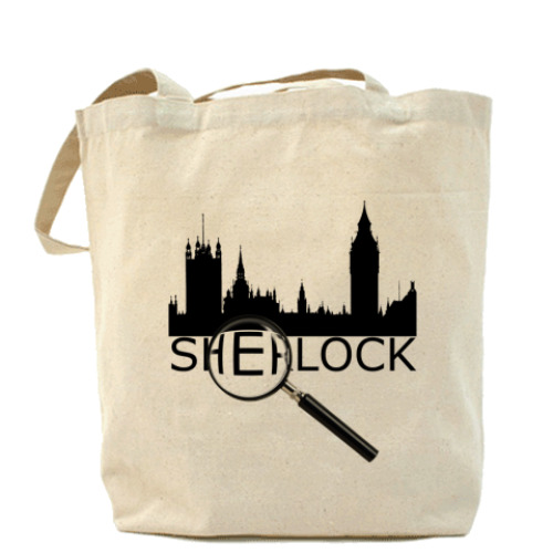 Сумка шоппер Лондон-Шерлок