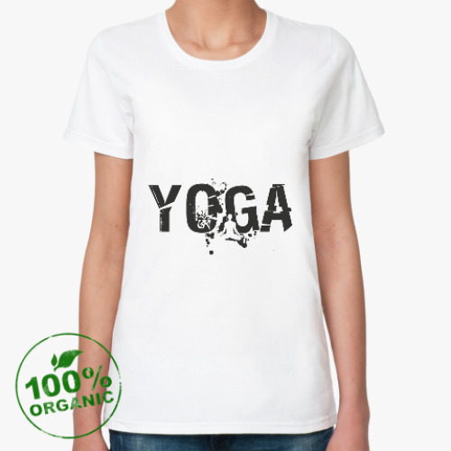 Женская футболка из органик-хлопка Йога