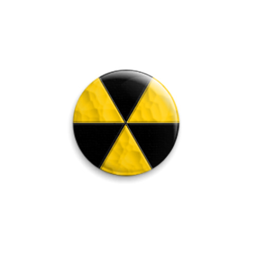 Значок 25мм  радиации